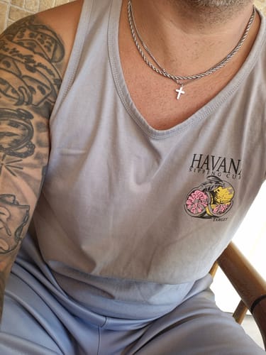 Customer photo review of CROSS CHAIN | Silver