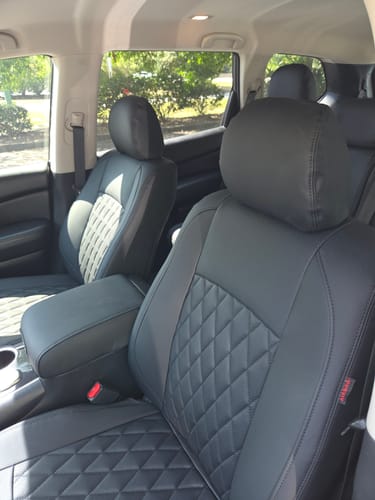 Customer photo review of Premium Custom-Fit Seat Covers