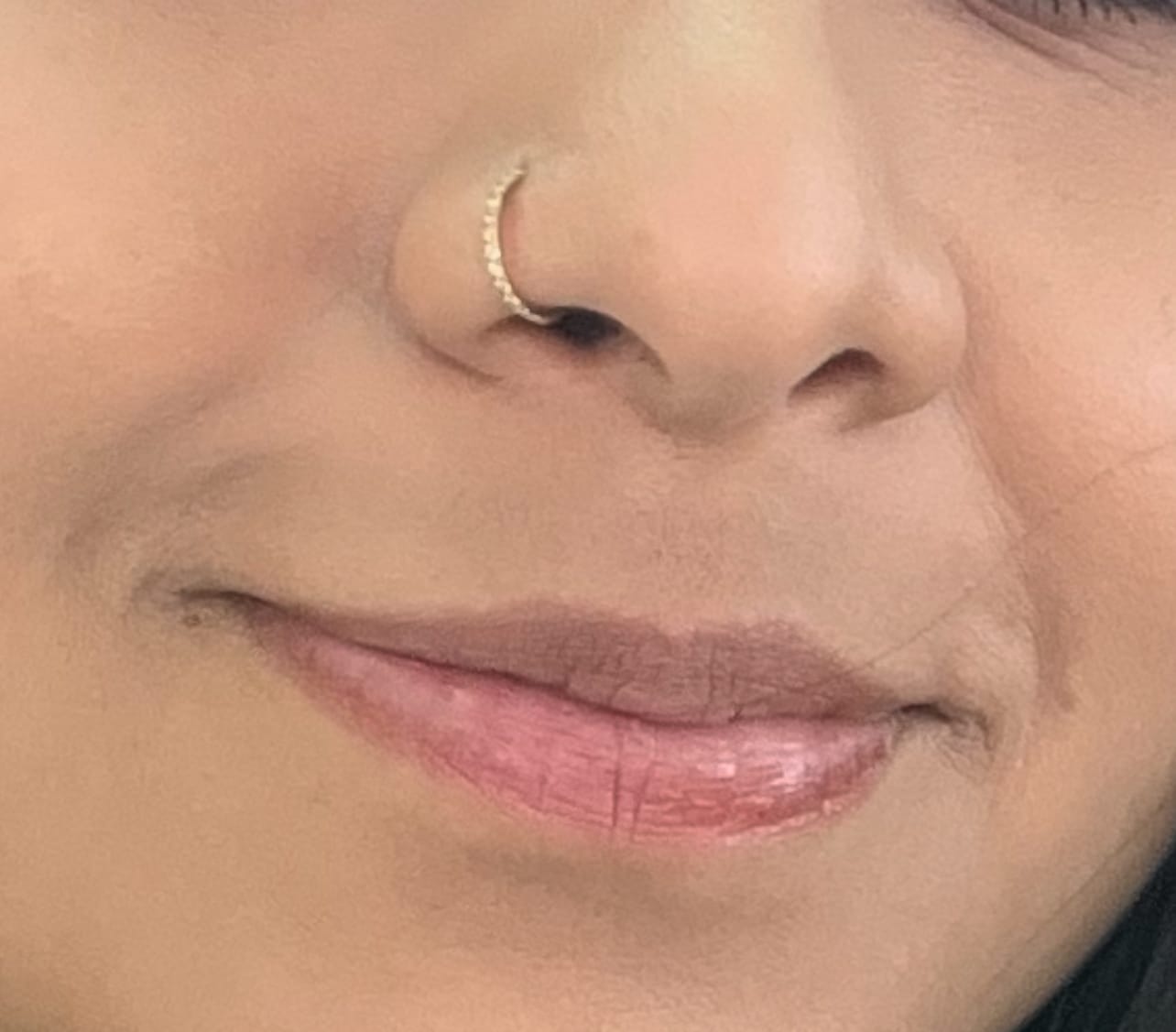 Customer photo review of Piercing Infinity con Zirconias Titanio