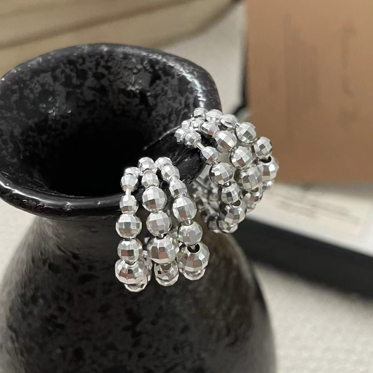 Customer photo review of Grape Cluster Earrings | Pair