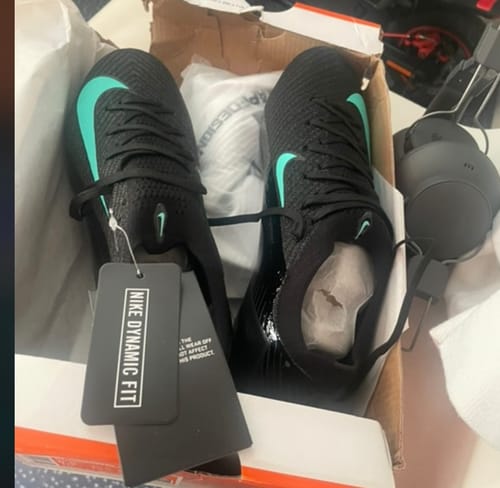Customer photo review of Vapor 16 Nike By You FG - Noir/Turquoise