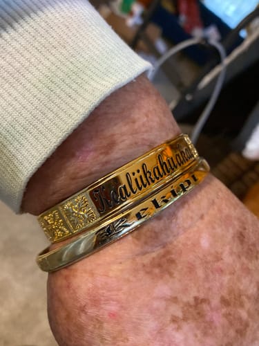 Customer photo review of 12mm Edena Heirloom Bangle