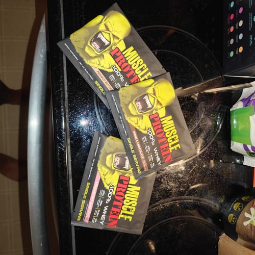 Quinn C. review of Whey Protein Powder Travel Single Serving image 1 out of 1