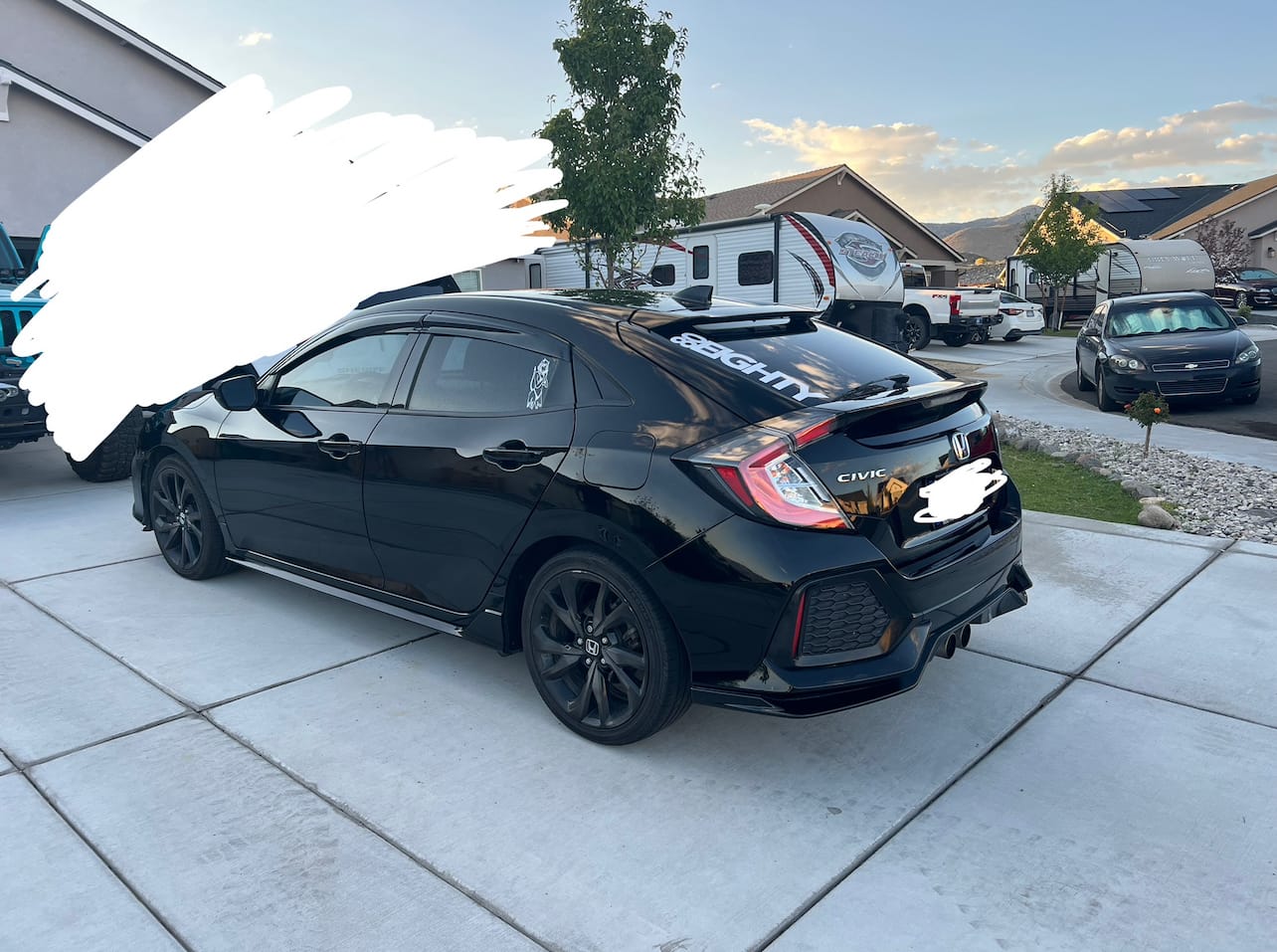 Customer photo review of 80Eighty® White Decal