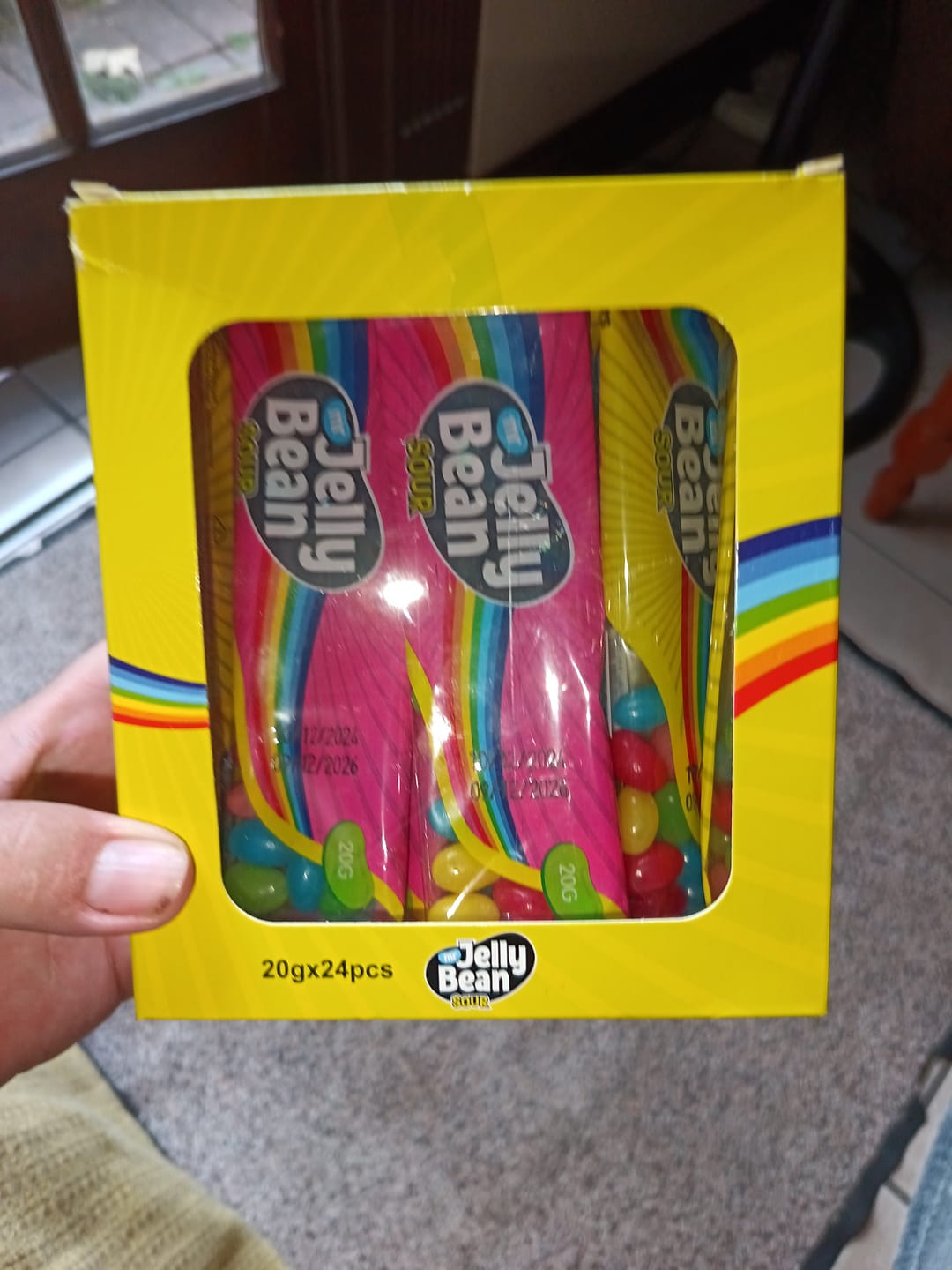 Customer photo review of Jelly Beans - Sours box (24 pieces x 20g)