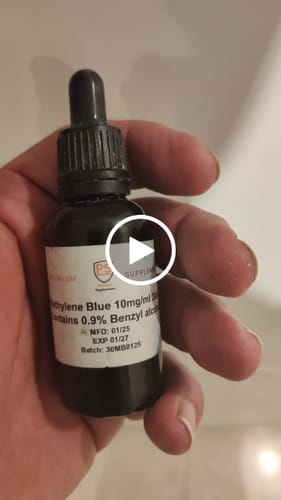 Customer video review of Methylene Blue 30ml 10mg/ml