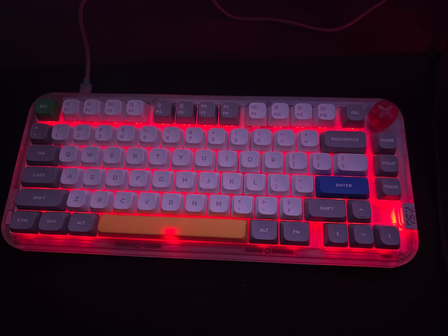 Customer photo review of NuPhy Kick75 Hybrid Mekanik Klavye