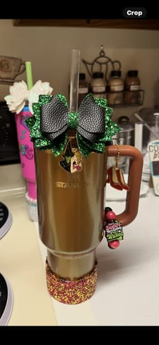Customer photo review of Pink Parade Druzy BLING Tumbler Boot -fits 40oz New!