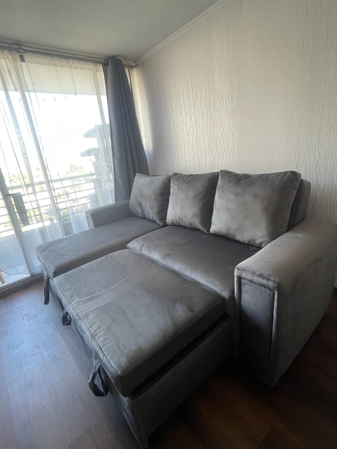 Customer photo review of Sofá cama Siena seccional