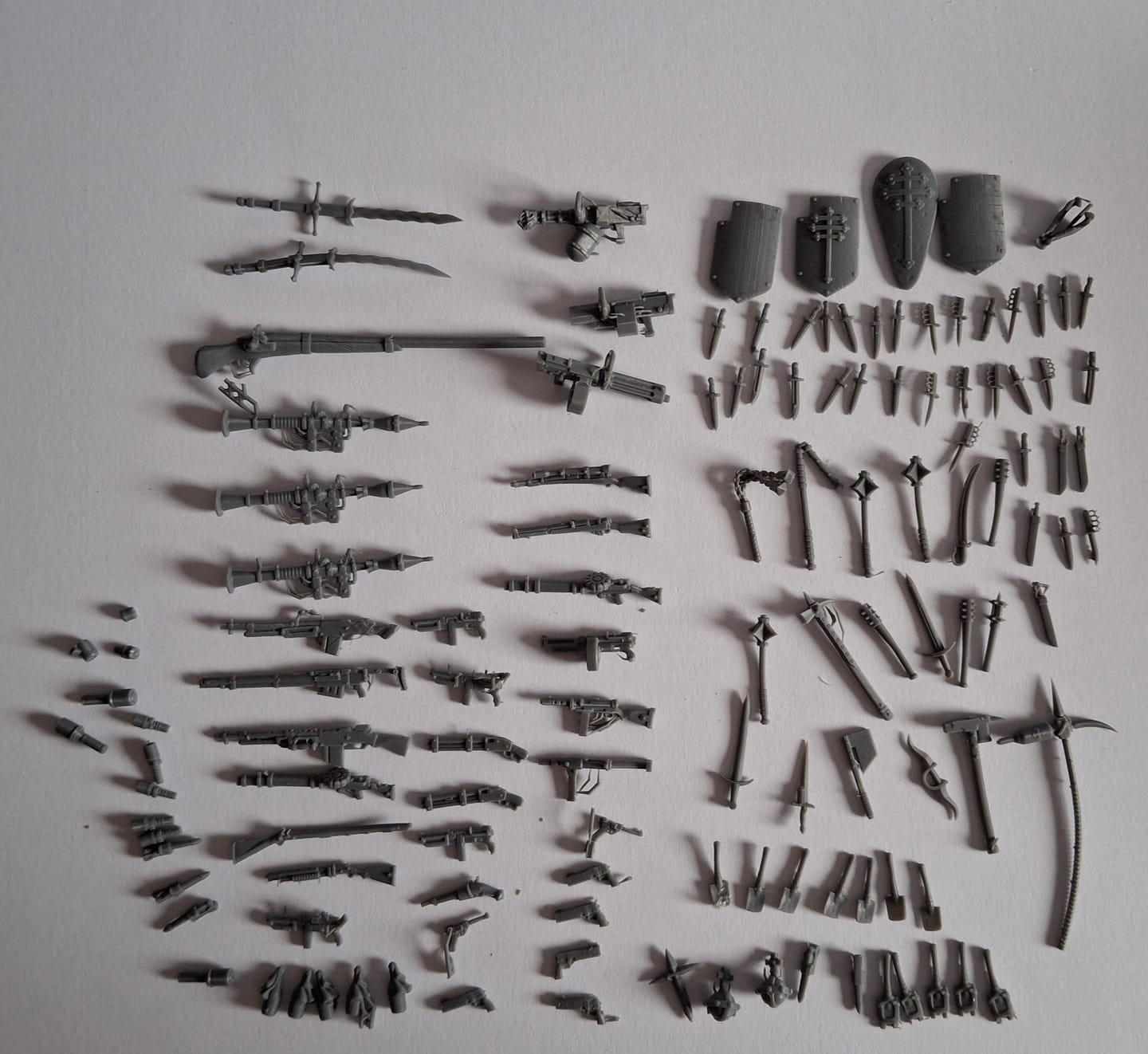 Customer photo review of Trench Crusade - Church Weapons Sprue