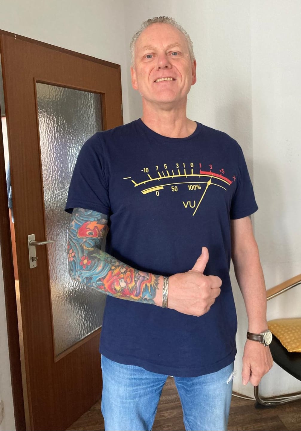Customer photo review of I May Be Old T Shirt