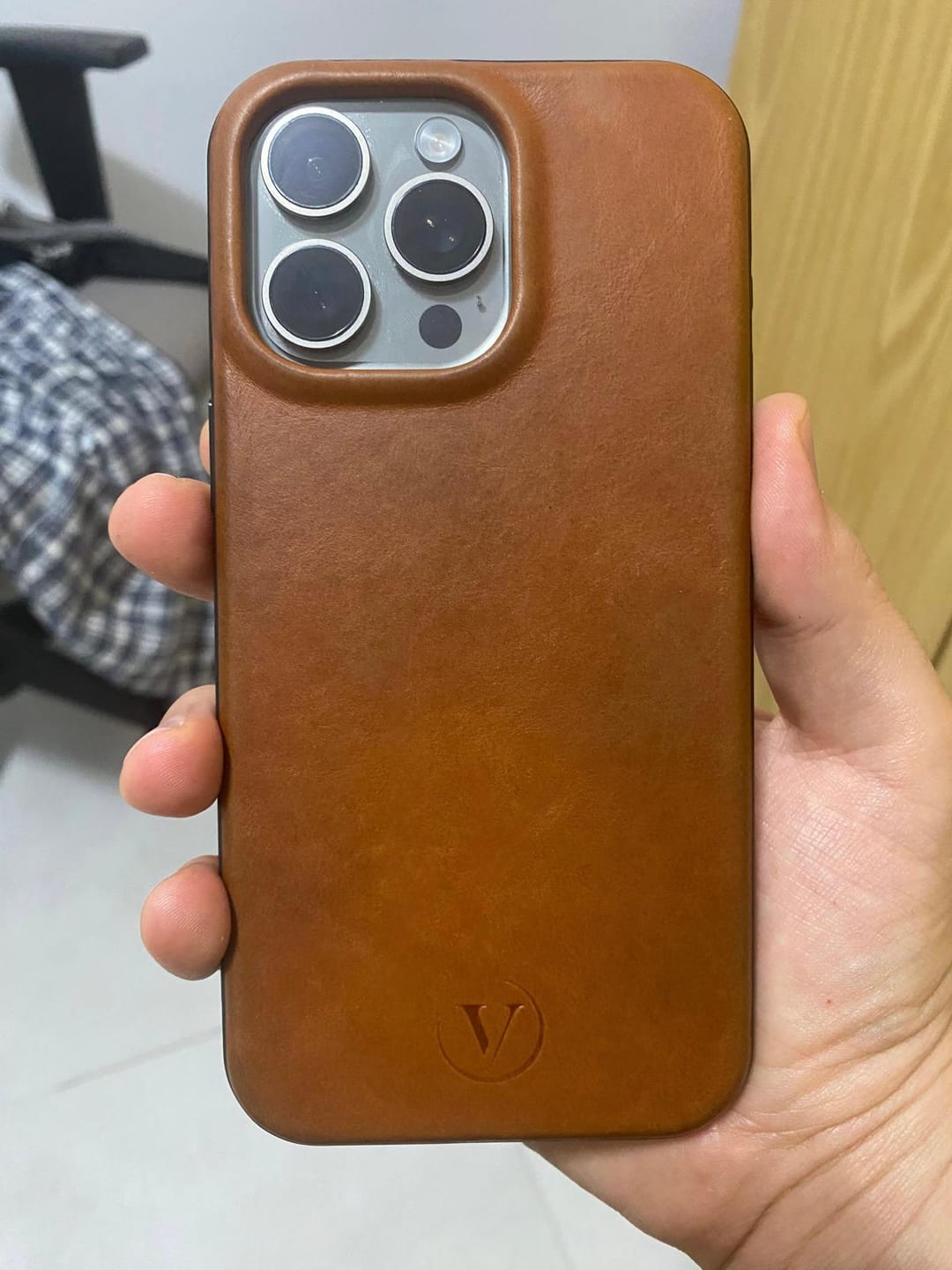 Customer photo review of iPhone 16 Series Elite Leather Case