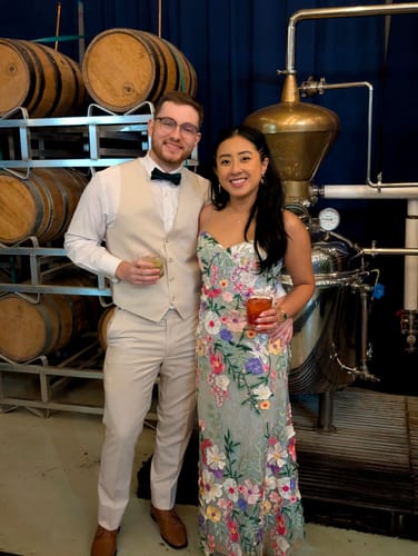 Customer photo review of Lilana Gown by Mac Duggal - RENTAL