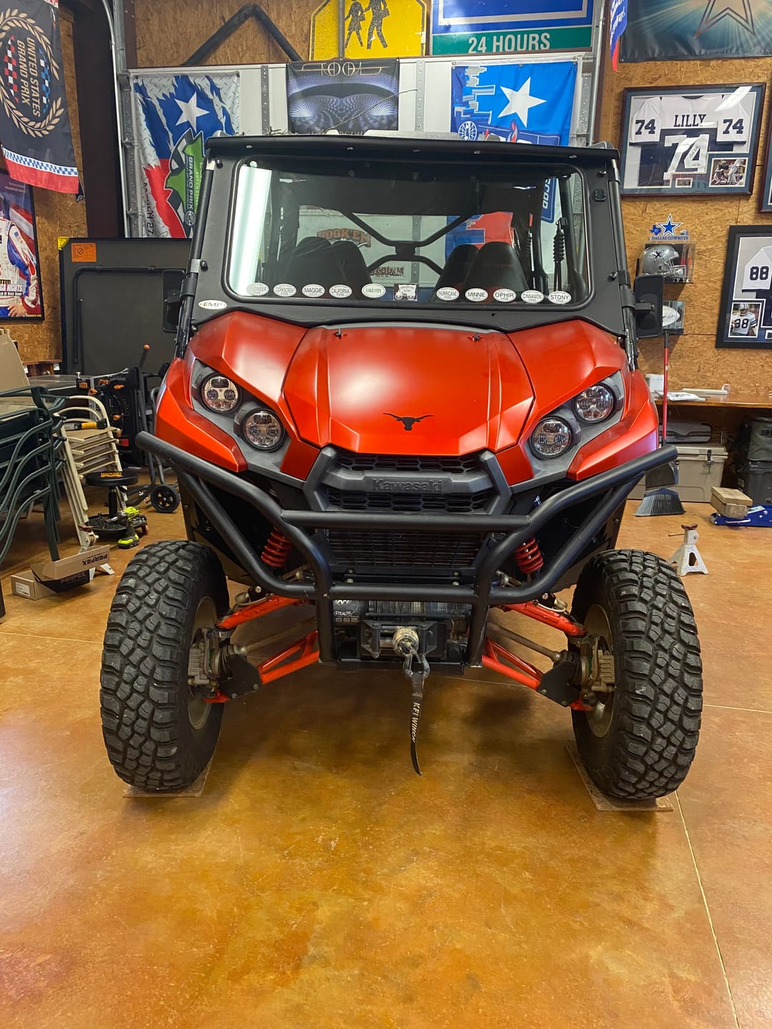 Customer photo review of Kawasaki Wheel Spacers - Select Model (Sold in Pairs)