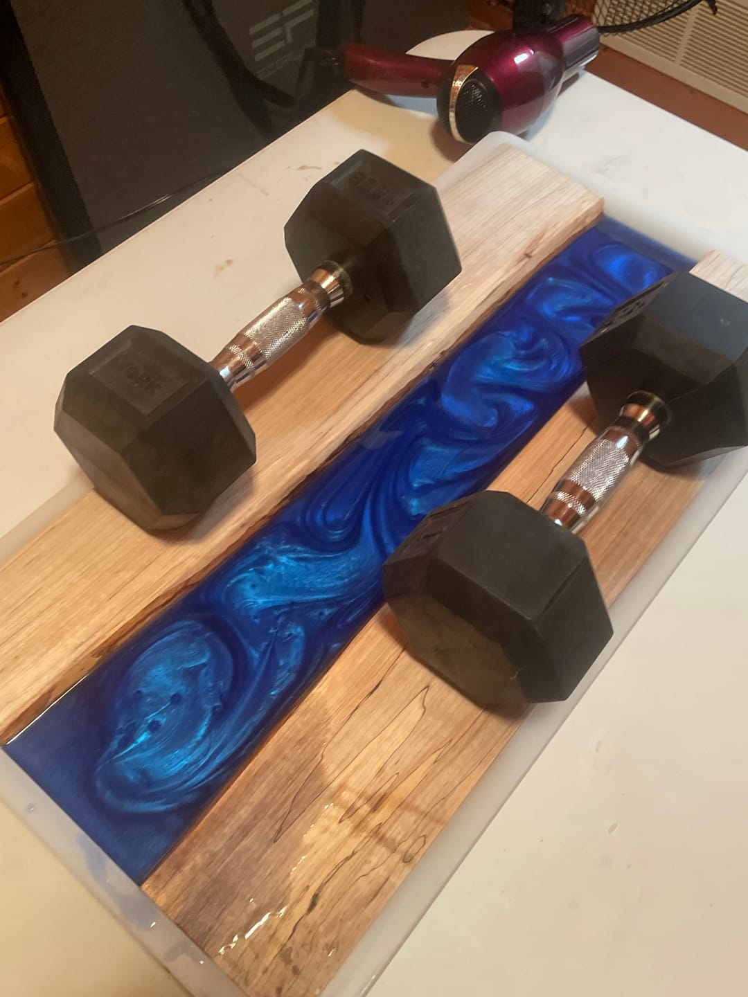 Customer photo review of 24x12x1.5" Silicone Mold For Epoxy Resin - Charcuterie Board Form