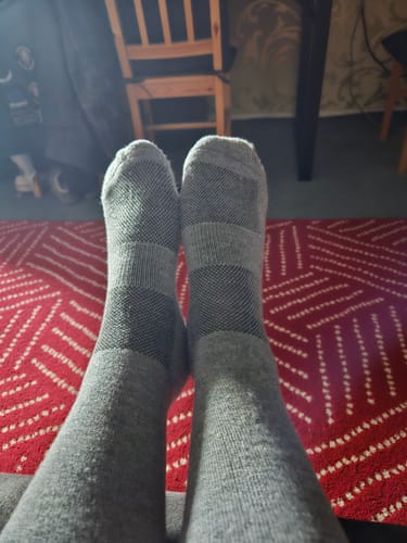 Customer photo review of Crew Socks