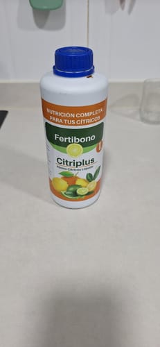 Customer photo review of Fertibono CitriPlus: Abono Cítricos, (1L), Rico en Hierro, Zinc, Magnesio, NPK y Mat.Orgánica – Abono Plantas con Extractos Vegetales, Ecológico, Residuo Cero.