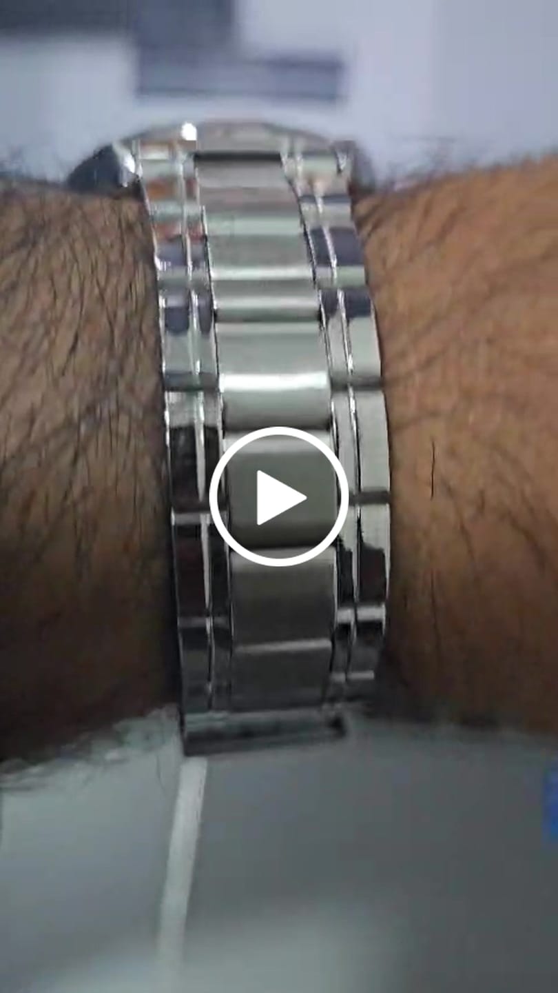 Customer video review of Reloj Q&Q JDM QB78-202 Cristal Mineral Biselado 36mm