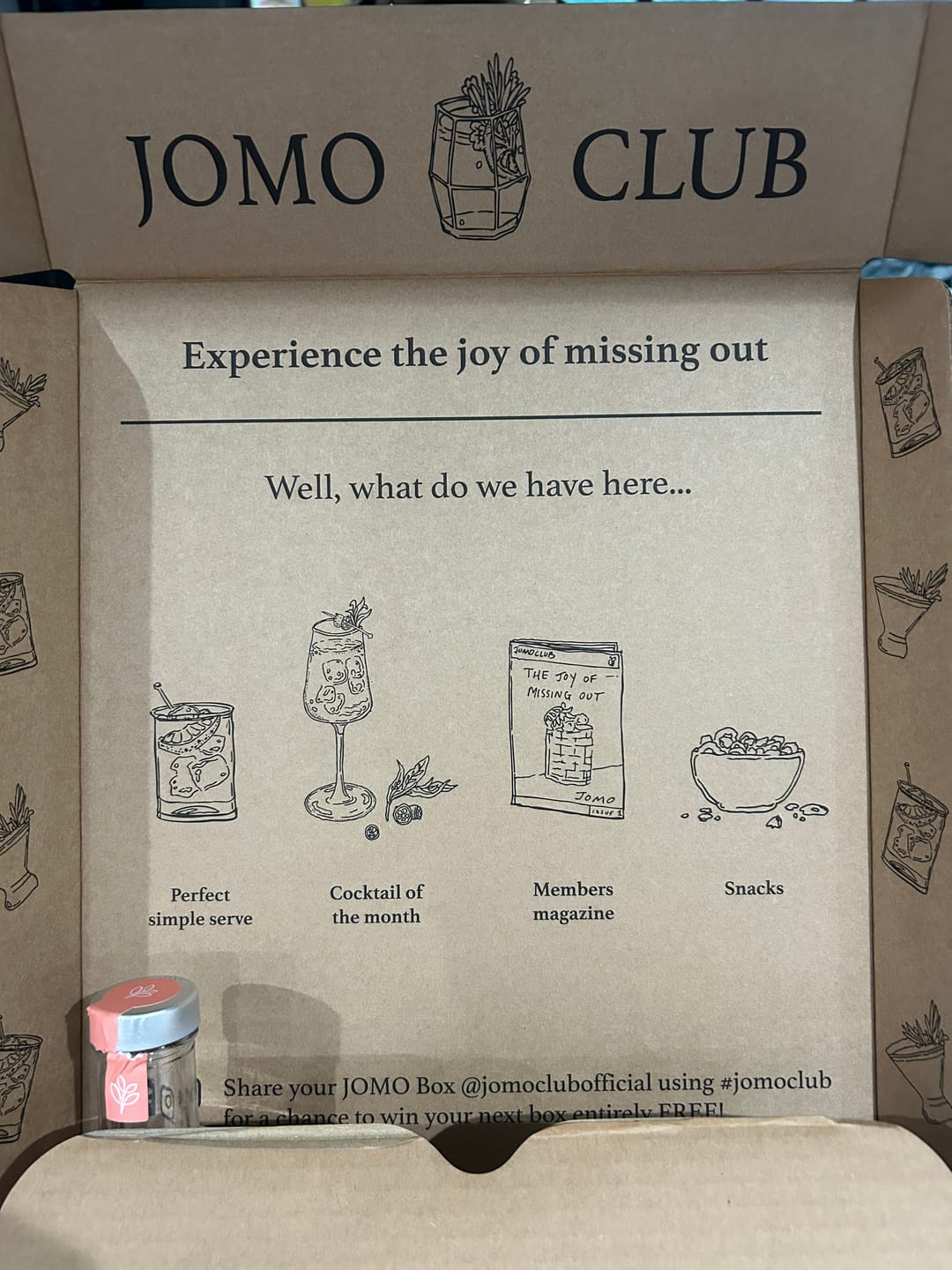Customer photo review of Monthly, Bi-Monthly or Quarterly JOMO Box