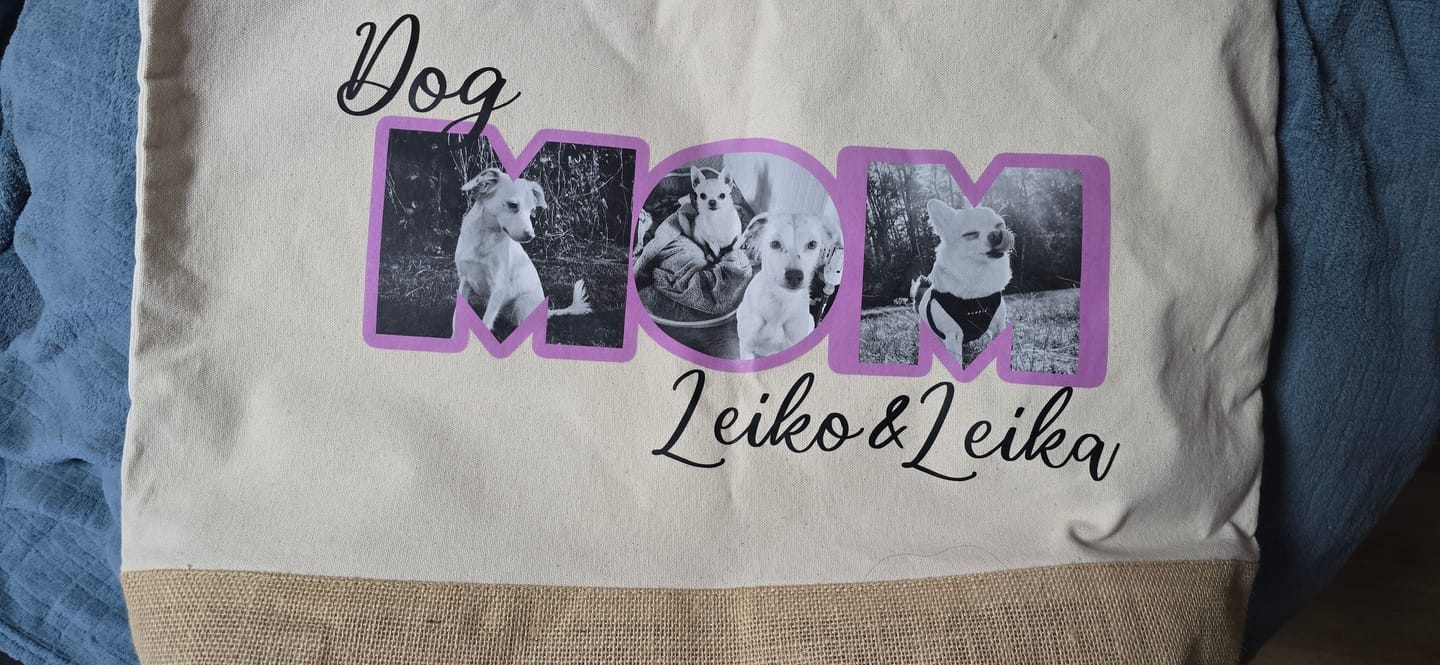 Customer photo review of Pet Parent Foto - Individuelle Einkaufstasche