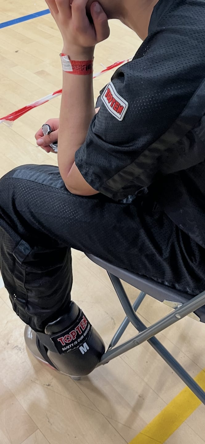 Customer photo review of Top Ten Kickboxing pants “Mesh”