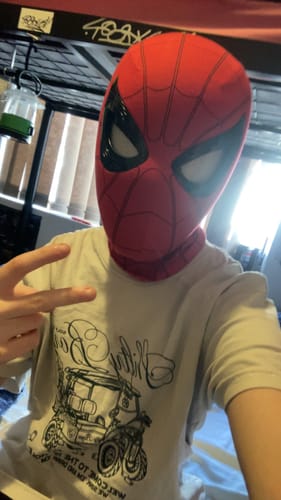 Customer photo review of The OG Spidey Gear™ - Winking Mask
