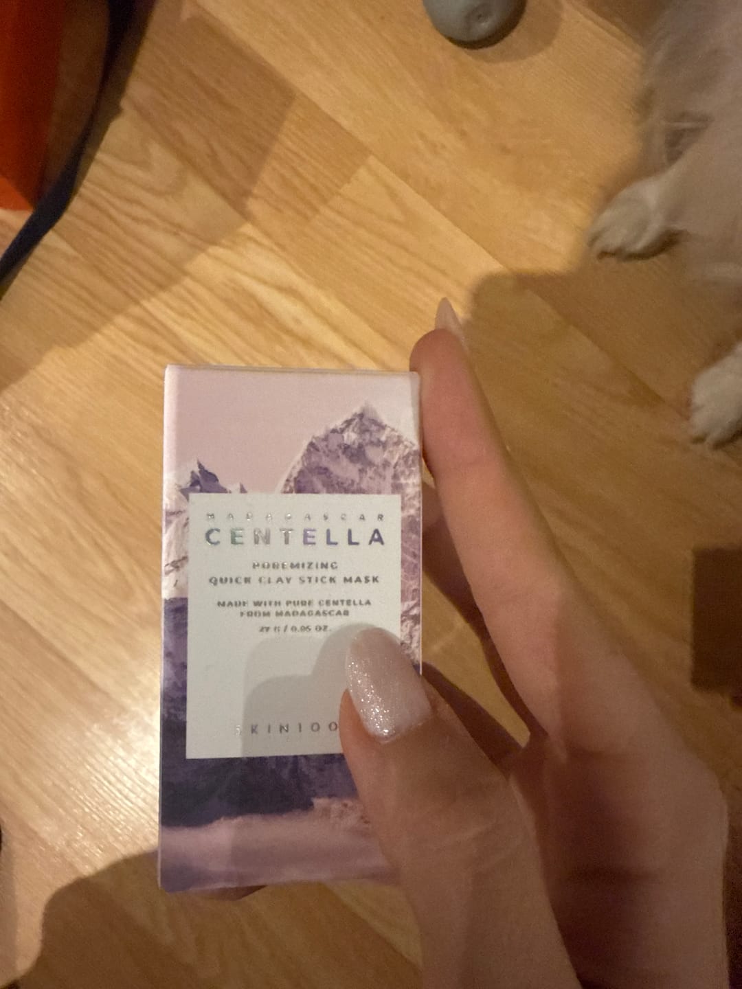 Customer photo review of Māla maska poru attīrīšanai zīmuļa formātā SKIN1004 Poremizing Quick Clay Stick Mask