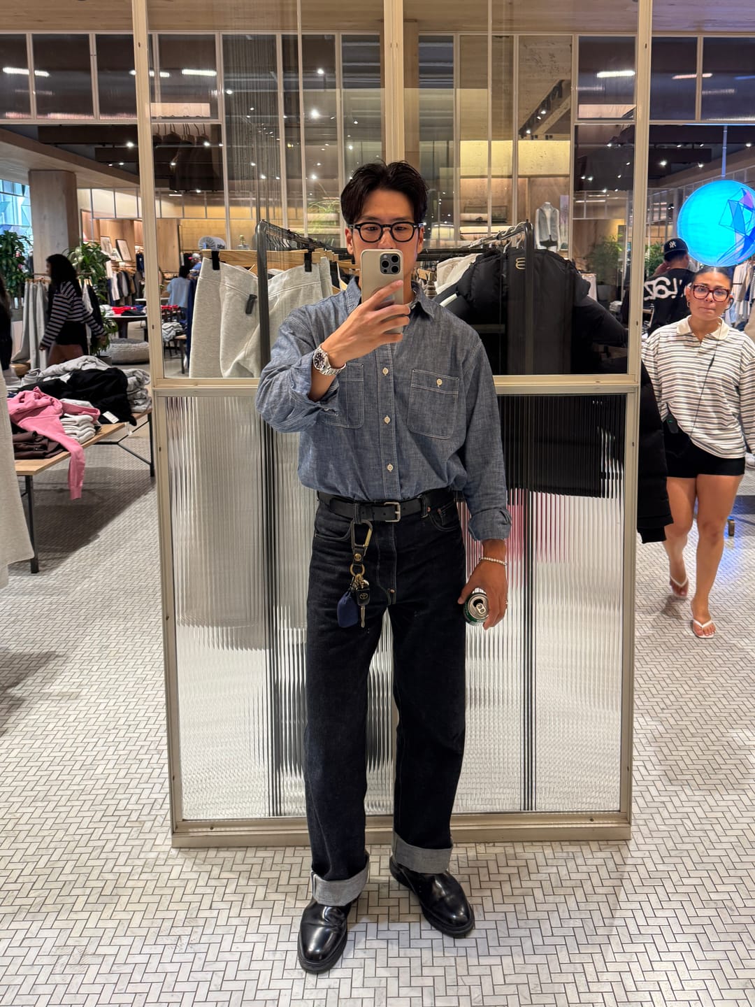 Customer photo review of 1936 Model Cowboy Selvedge Denim Jeans