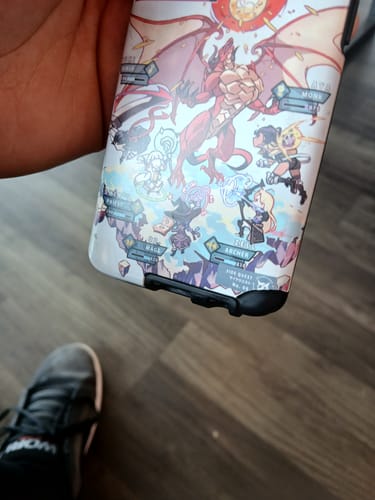 Customer photo review of Side Quest Samsung Case