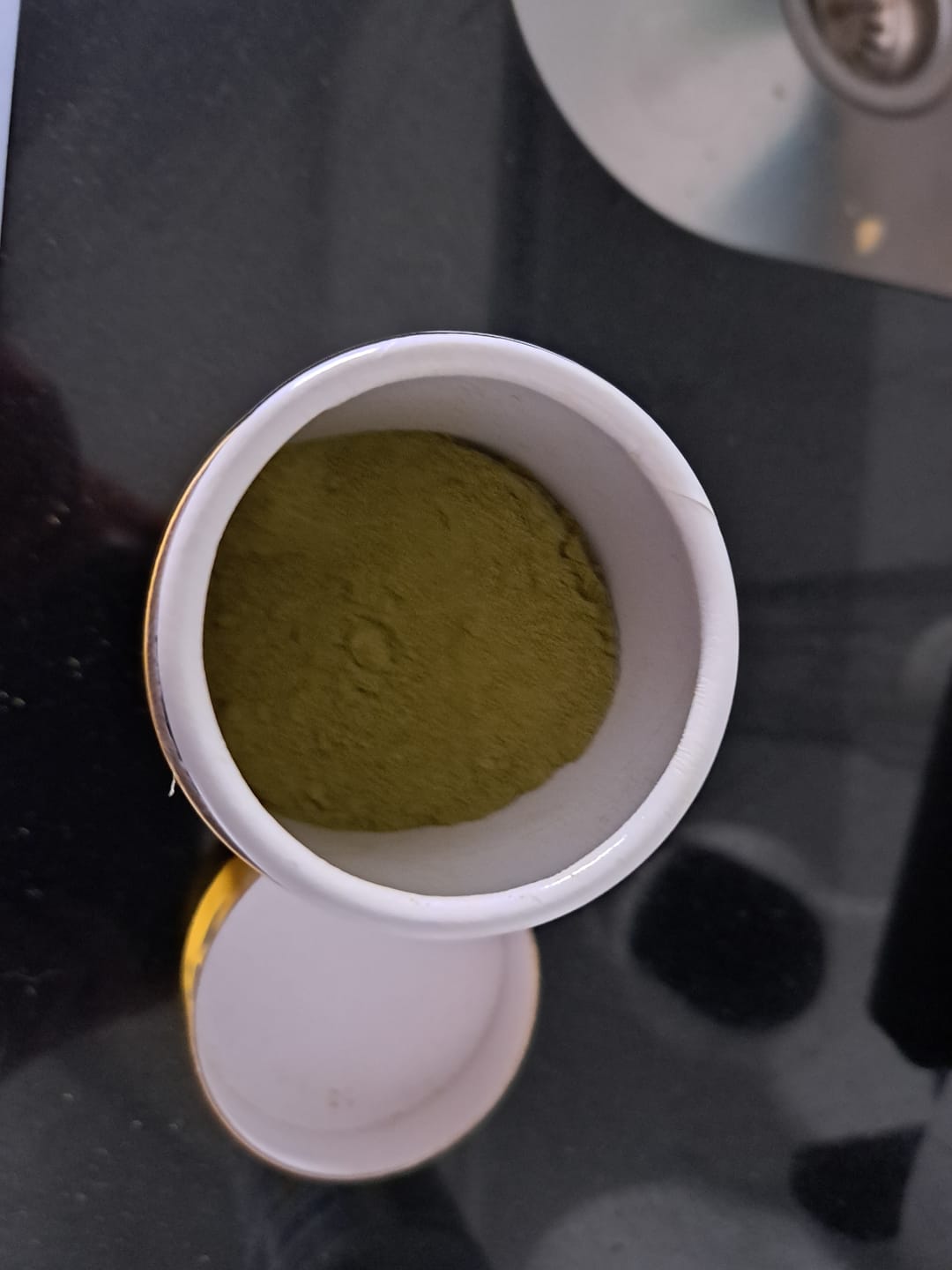 Customer photo review of Té Matcha Premium Plátano