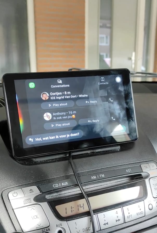 Customer photo review of CarPlay Scherm