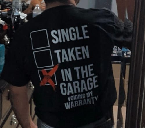 Customer photo review of VOIDED TEE