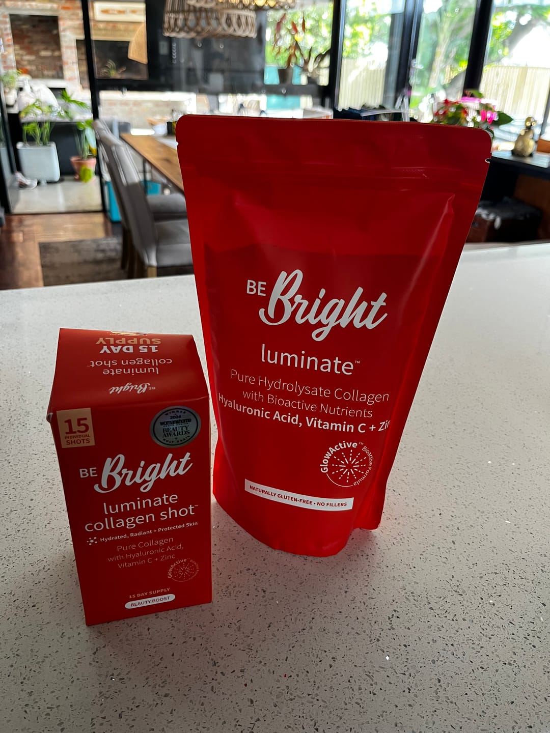 Customer photo review of LUMINATE 10g SHOT - 15 DAY SUPPLY
