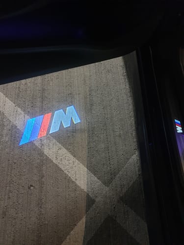 Customer photo review of BMW G SERIES DOOR LIGHTS