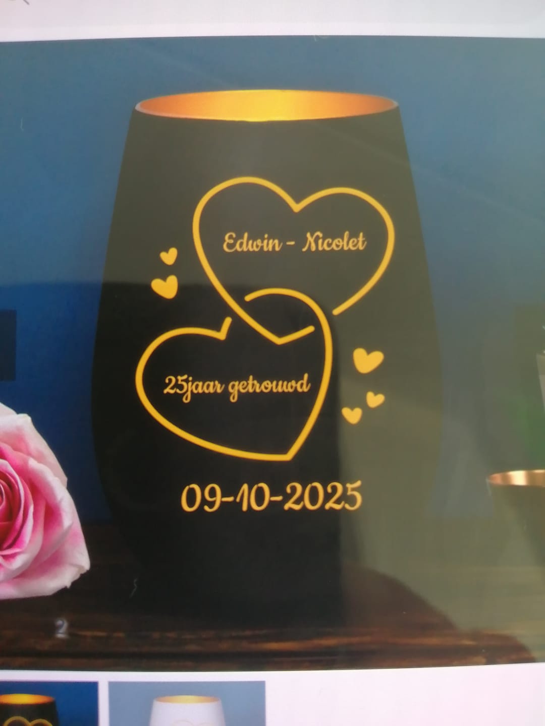 Customer photo review of Twee harten - Koppel-Lantaarn