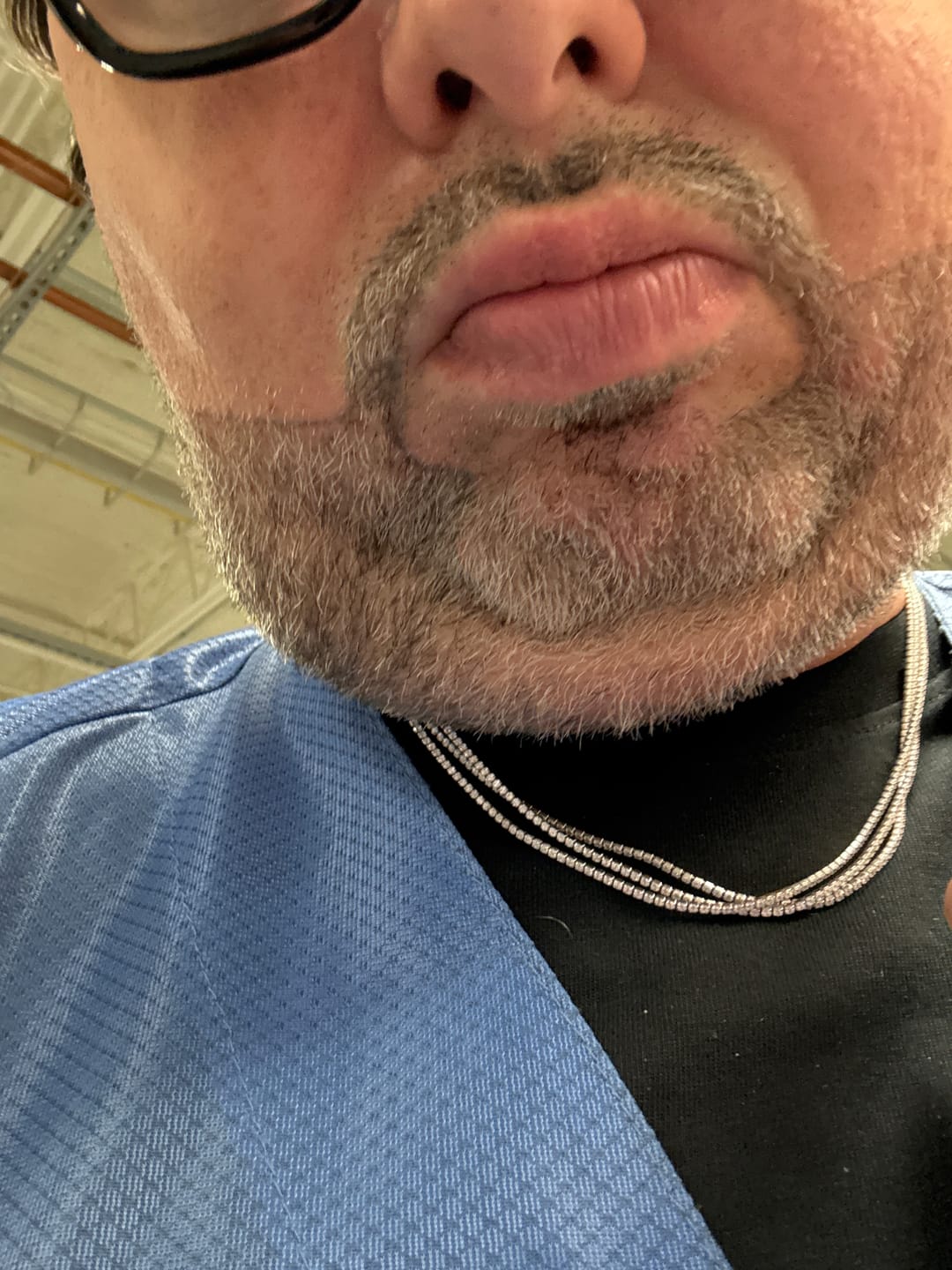 Customer photo review of Moissanite Micro Tennis Chain - 925 Silver - D Colour - VVS1