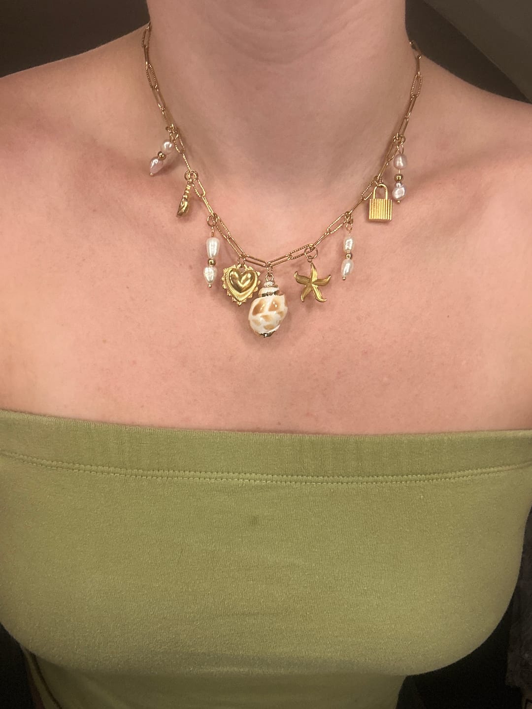 Customer photo review of Seashell Cove Necklace (Bundle)