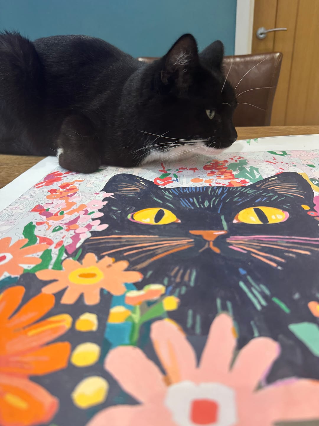 Customer photo review of Peeking Cat