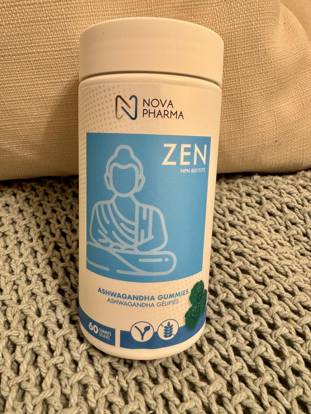 Customer photo review of Nova Pharma - Zen, Gummies à l'Ashwagandha - 60 Gummies