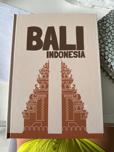 Customer photo review of Custom Travel Book