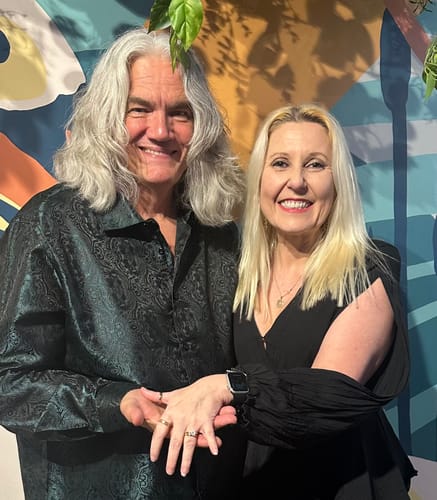 Customer photo review of Barry. Wang Button Down Shirt Casual Black Green Paisley Men's Shirt