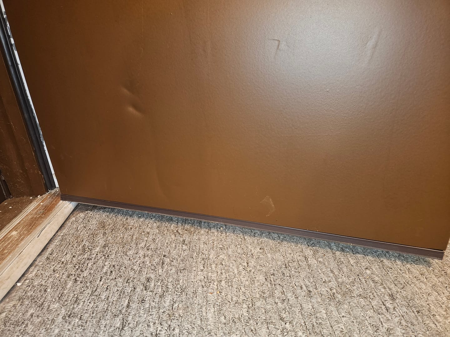 Customer photo review of 36" Taylor Slide-On Door Sweep