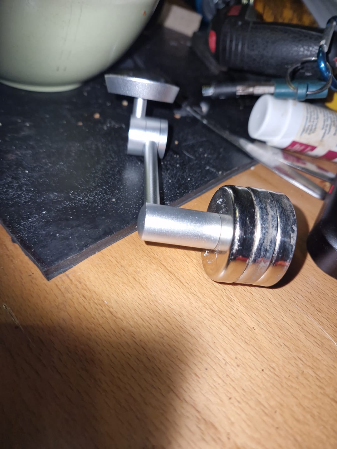 Customer photo review of Multi-Function Magnetic Puck Screen Holder