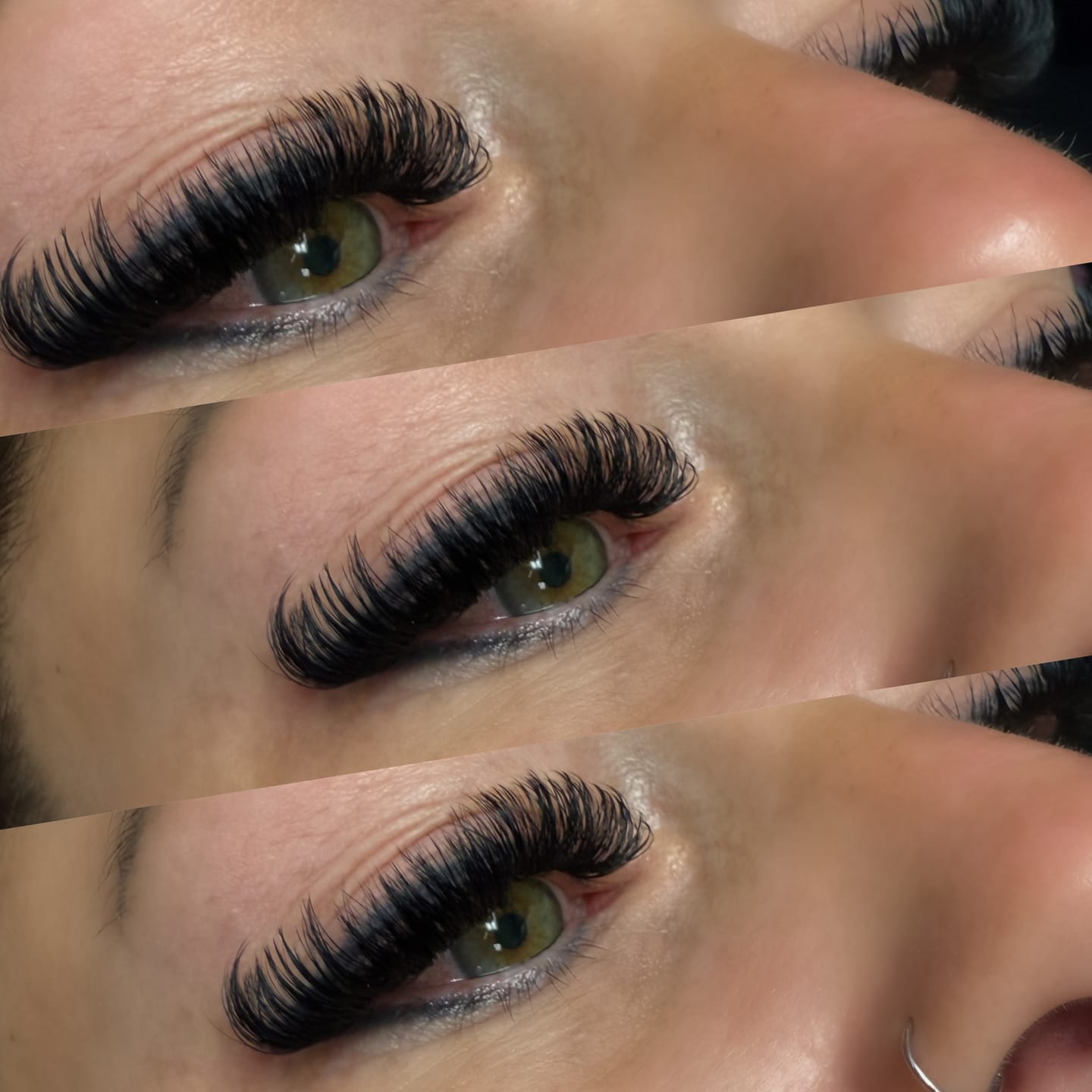 Customer photo review of Premium Eyelash Extensions 0.03mm
