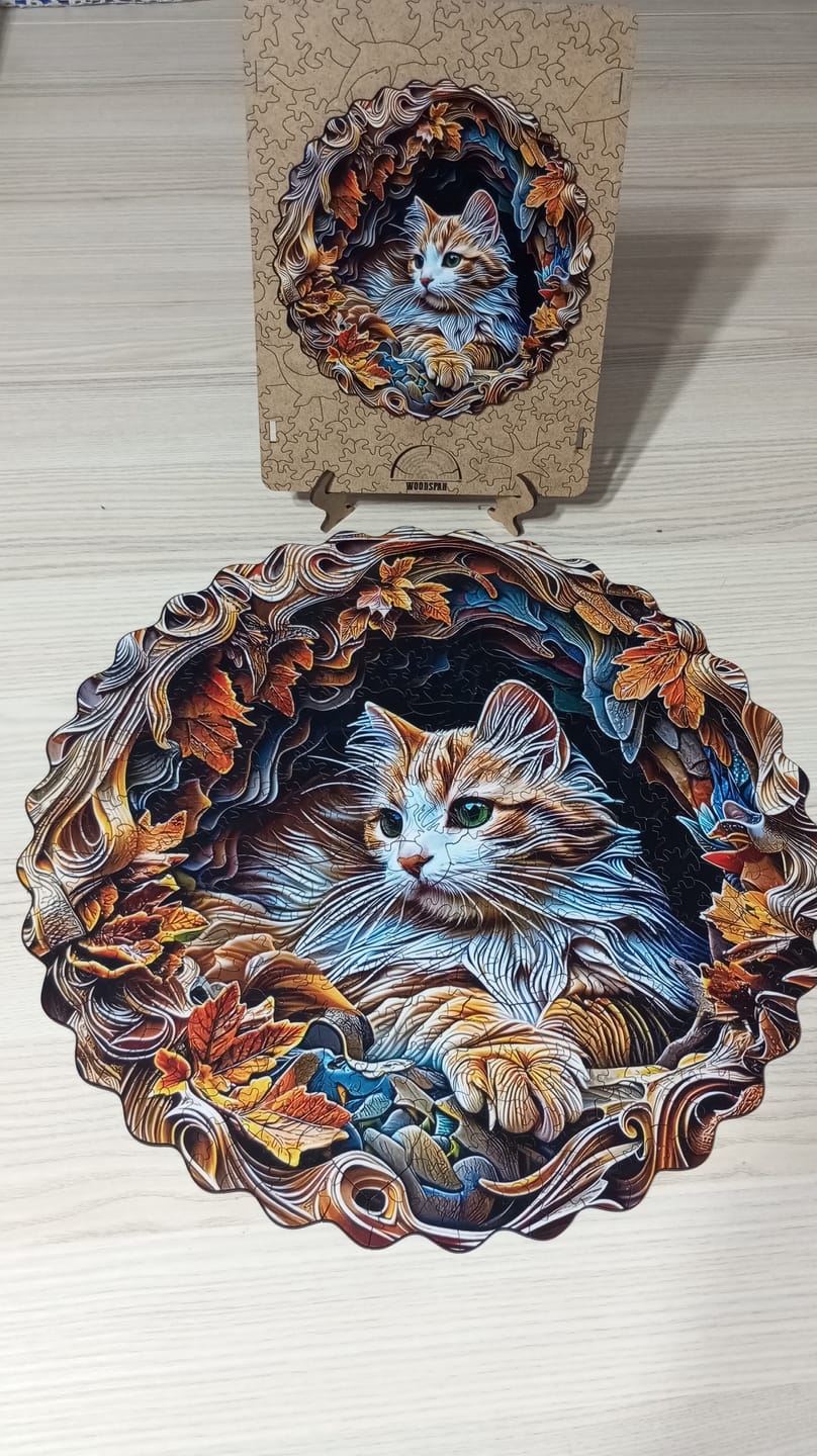 Customer photo review of Kedi V2 - Ahşap Puzzle