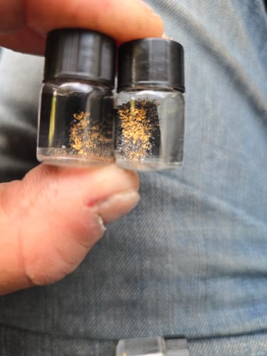 Customer photo review of 12 inch Bare Bones Sluice