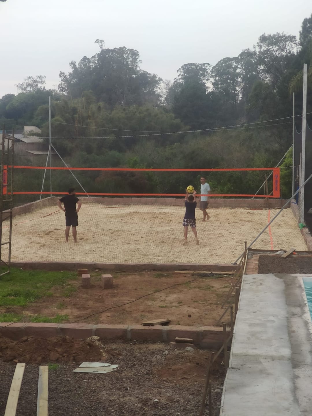 Customer photo review of Kit Multisport - Rede Oficial Pro + Fita de Marcação