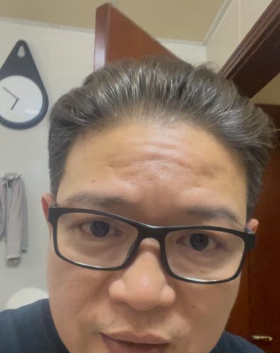 Customer photo review of Instant Dye Shampoo