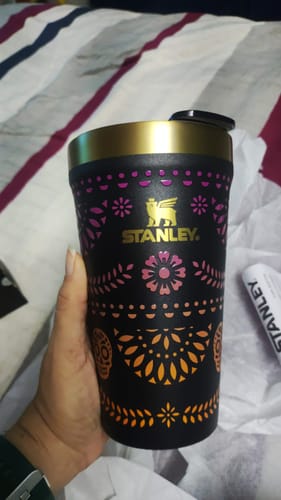 Customer photo review of Stacking Beer Pint Midnight Catrina | 473ML