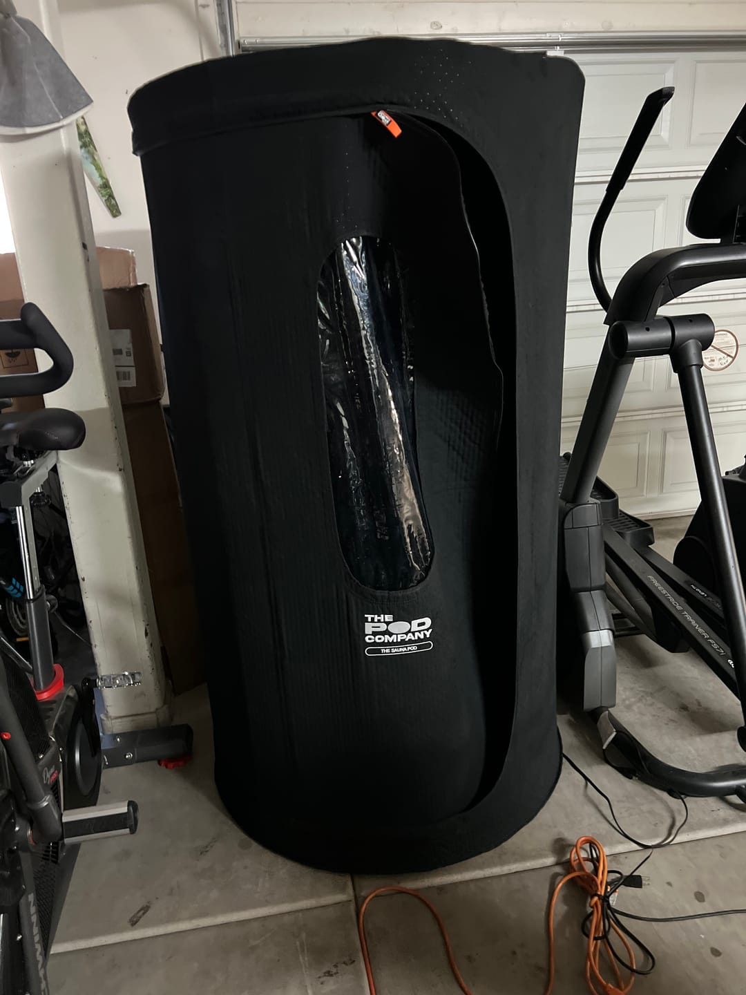 Customer photo review of The Sauna Pod